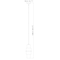 Z-Lite Cayden Pendant, 1-Light, 6.5 In.W x 16.75 In.H, Modern Gold/Clear + Etched Opal 1946P-ROD-MGLD - alternate 5